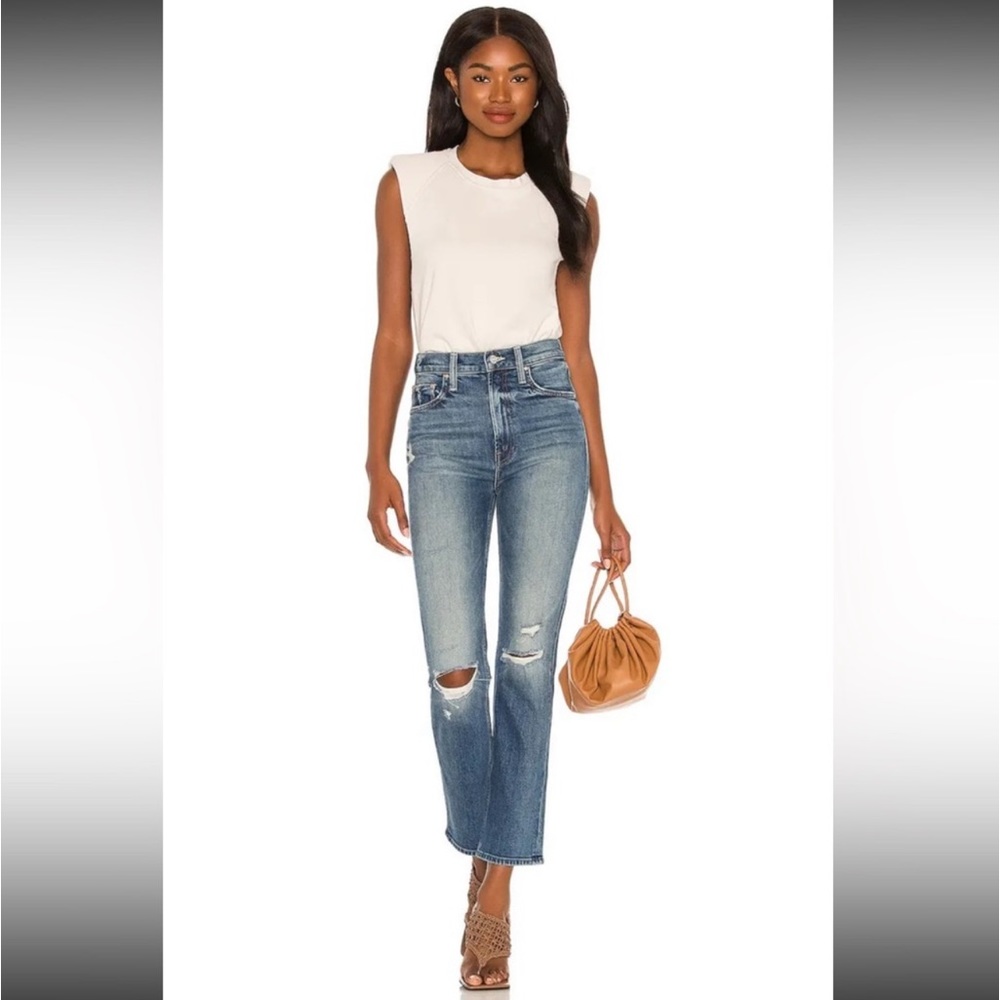 Mother Denim High Waisted Rider Ankle, Far Beyond The Sky Size 25 | $248 NWT